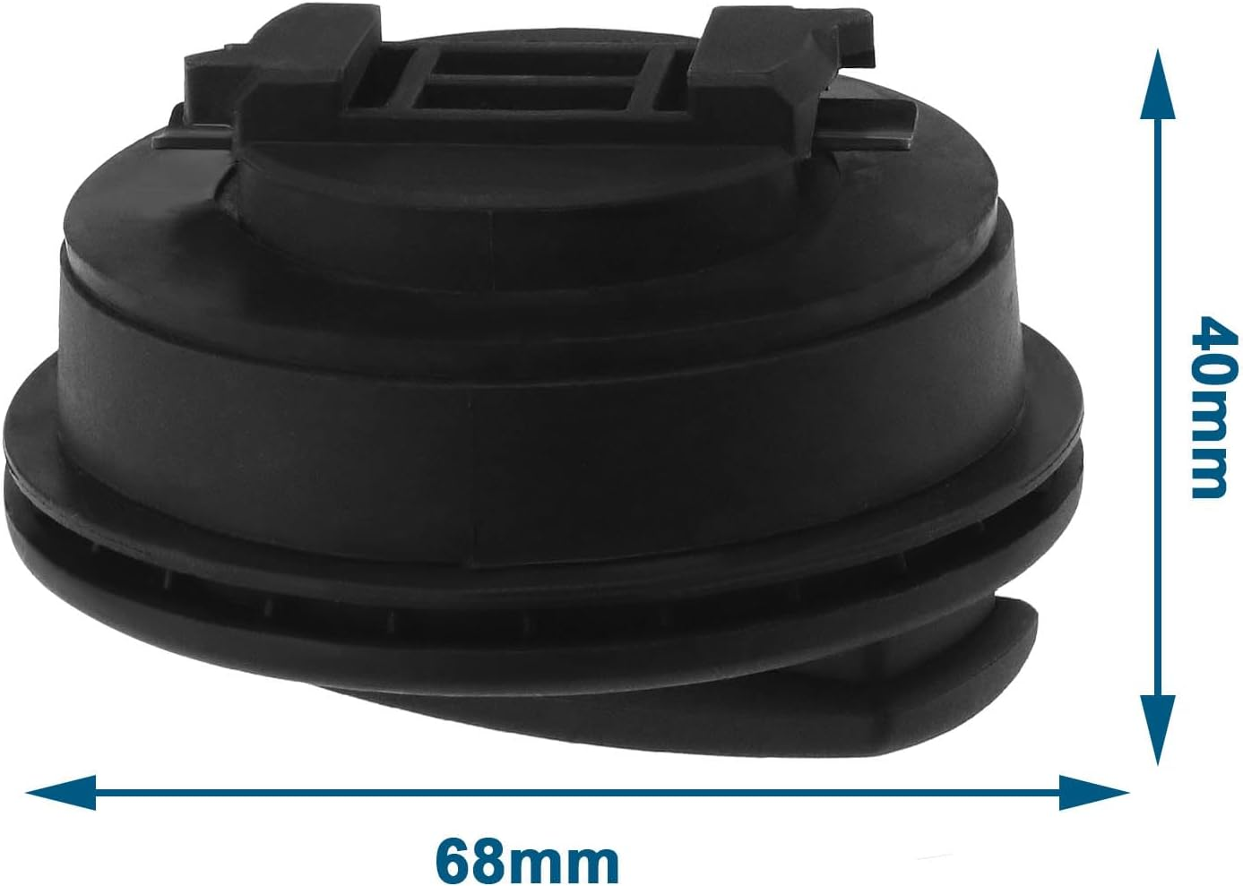 Ecsing Car Engine Fuel Tank Cap Valve Oil Filler Plug Cover Compatible with Volkswagen Compatible with Golf 2010-2012 Compatible with A4 A5 A6 image number 6