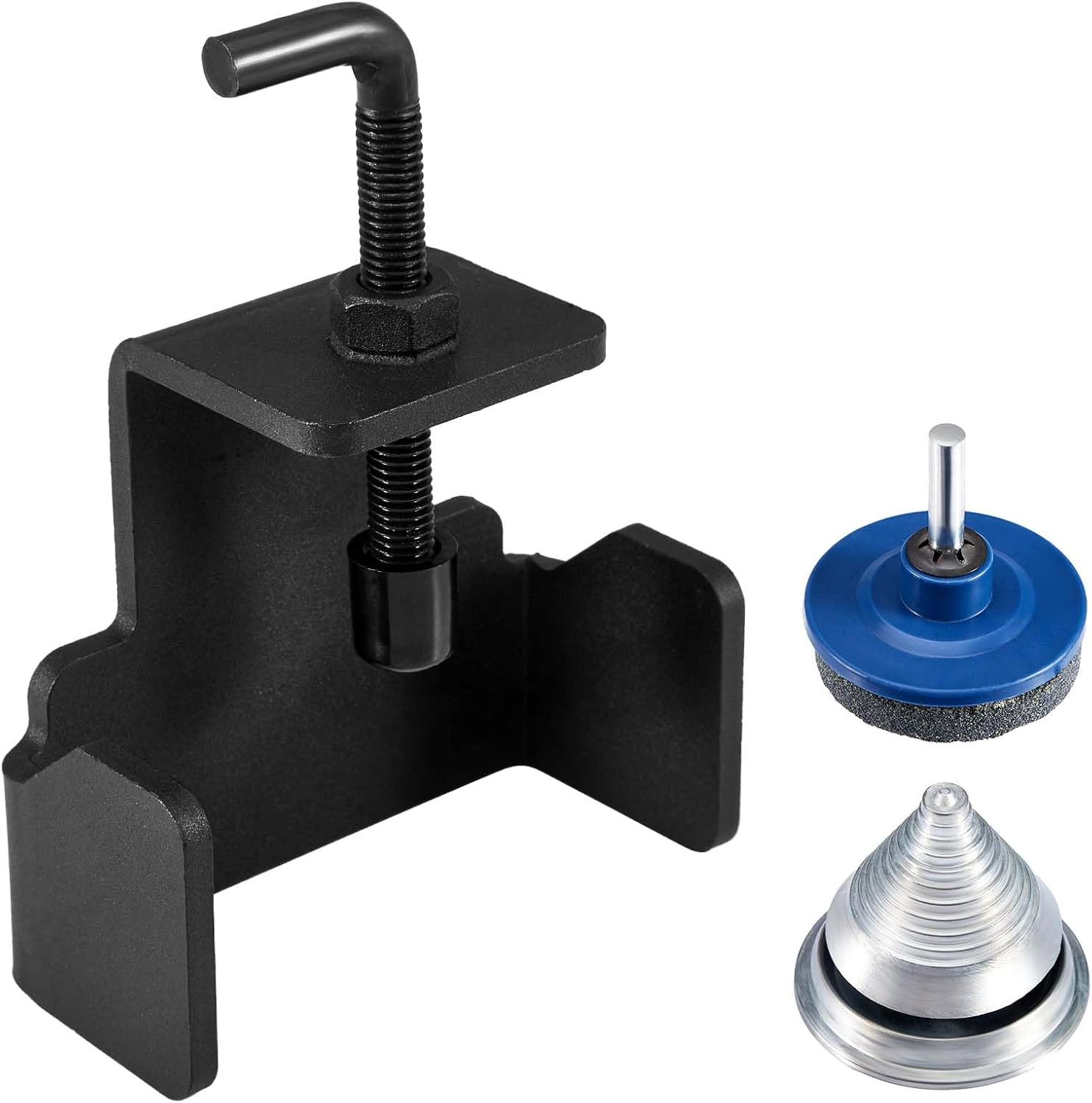 Lawn Mower Blade Removal Tool，490-850-0005 Universal Mower Blade Removal Tool with Lawn Mower Blade Sharpener and Balancer Replaces for MTD 21" Walk behind and Riding Lawn Mowers image number 5