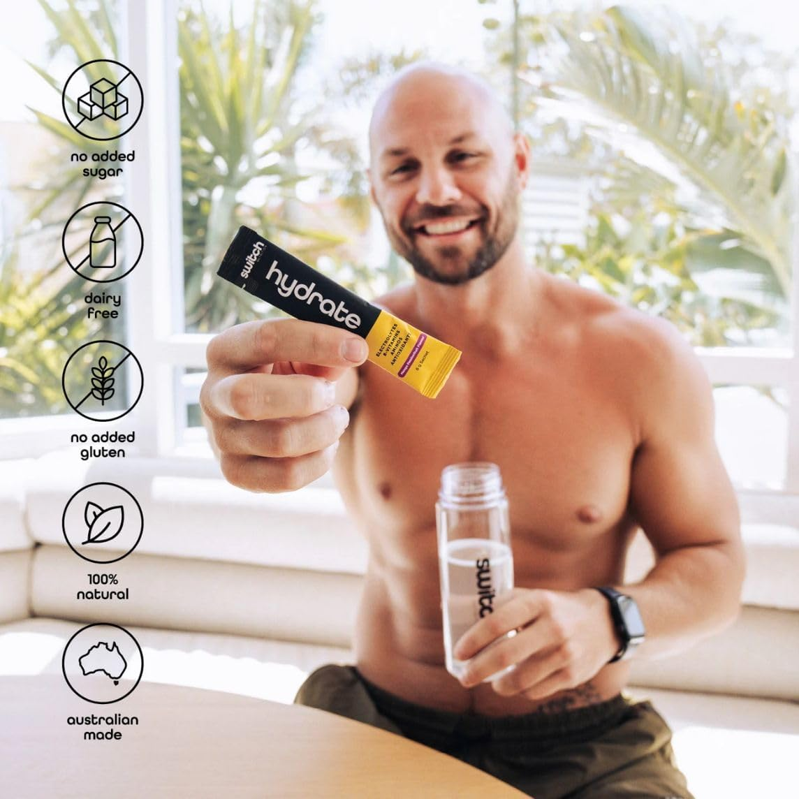 Switch Nutrition Hydrate 20 Sachets Kiwi Watermelon image number 2