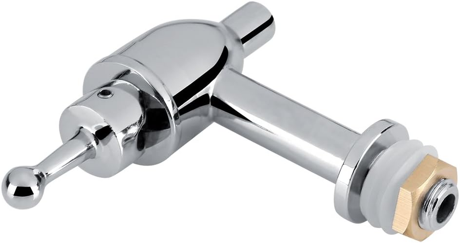 Copper Faucet Tap Dispenser Water Dispenser Replacement Faucet for Wine Beer Beverage Drink Dispenser Replacement Spigot(Chrome 12Mm) image number 4