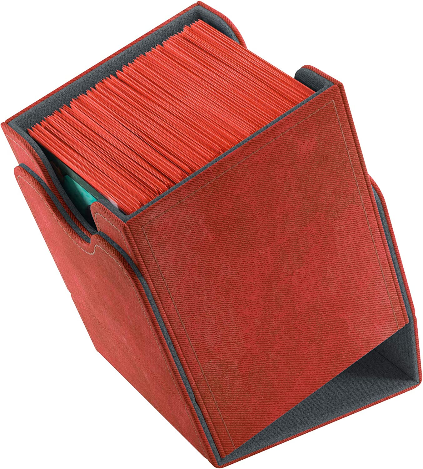 Gamegenic GG2017 Convertible Squire Deck Box Holds 100 Sleeves, Red image number 3