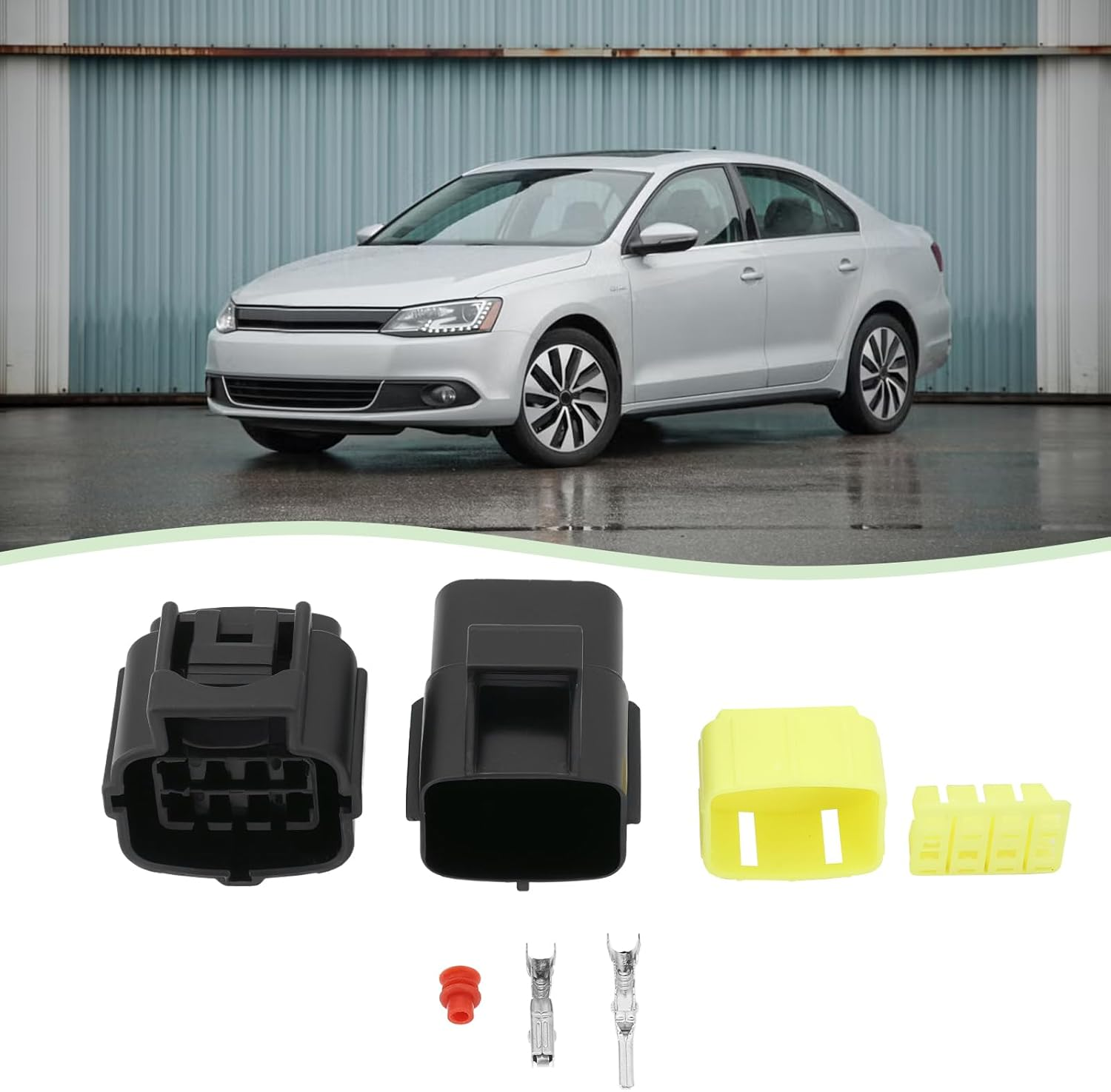 SING F LTD 2 Sets of 8 Pin Waterproof Electrical Connector Plug Kit 1.8MM AWG Connector Terminal Set for Motorcycle Scooter Car Truck Quad ATV UTV image number 3