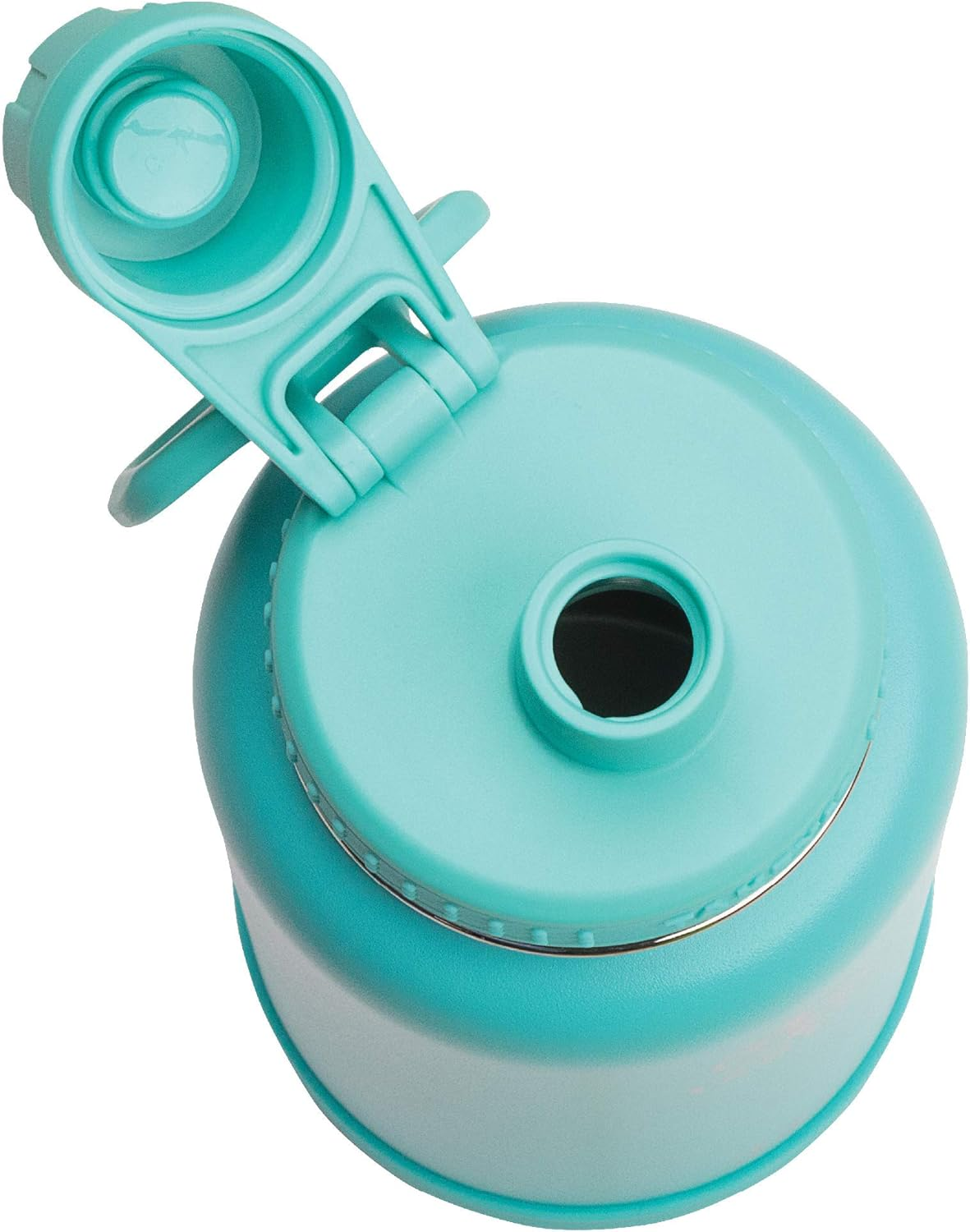 Takeya Actives Insulated Steel Bottle Teal 1200Ml Spout Lid - Onyx image number 6