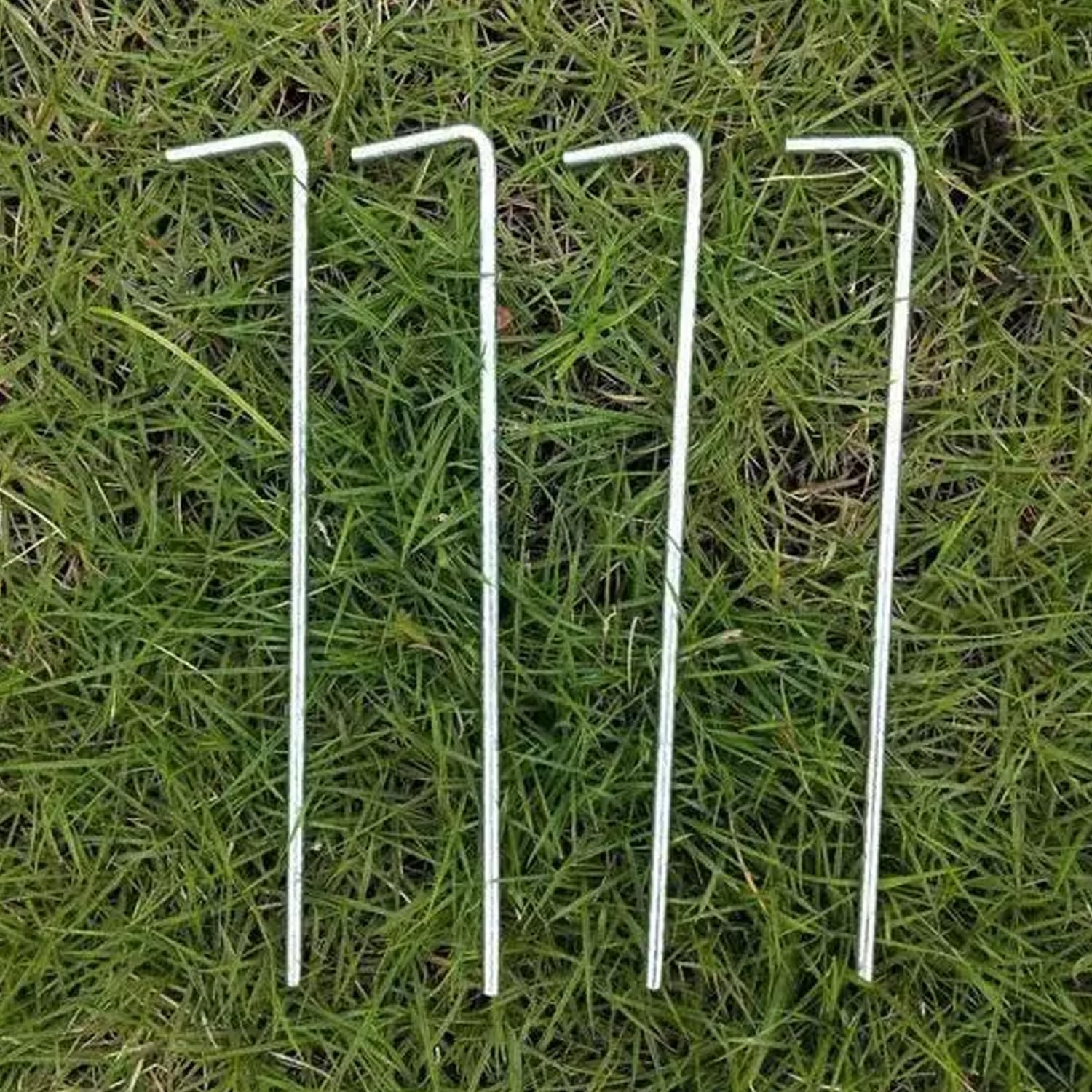 10Pcs Tent Pegs Heavy Duty Galvanised Steel Ground Camping Outdoor Nail image number 2