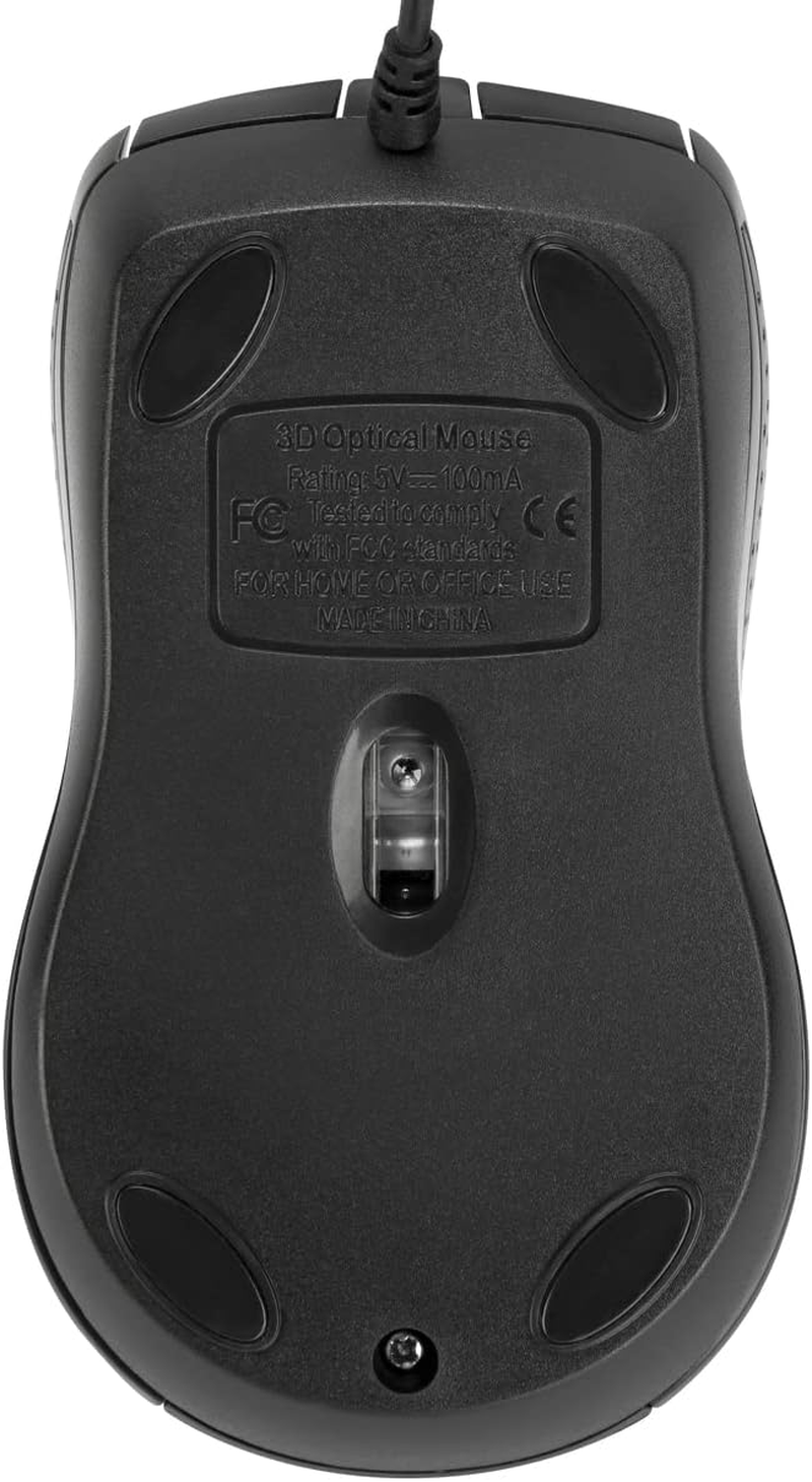 Targus Antimicrobial Wired USB Mouse image number 3