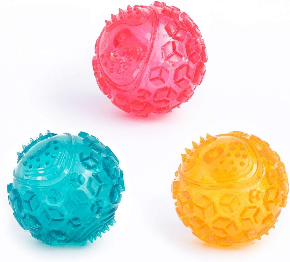 Zippy Paws - Zippytuff Squeaker Ball Dog Chew Toy - Pink, Small image number 6