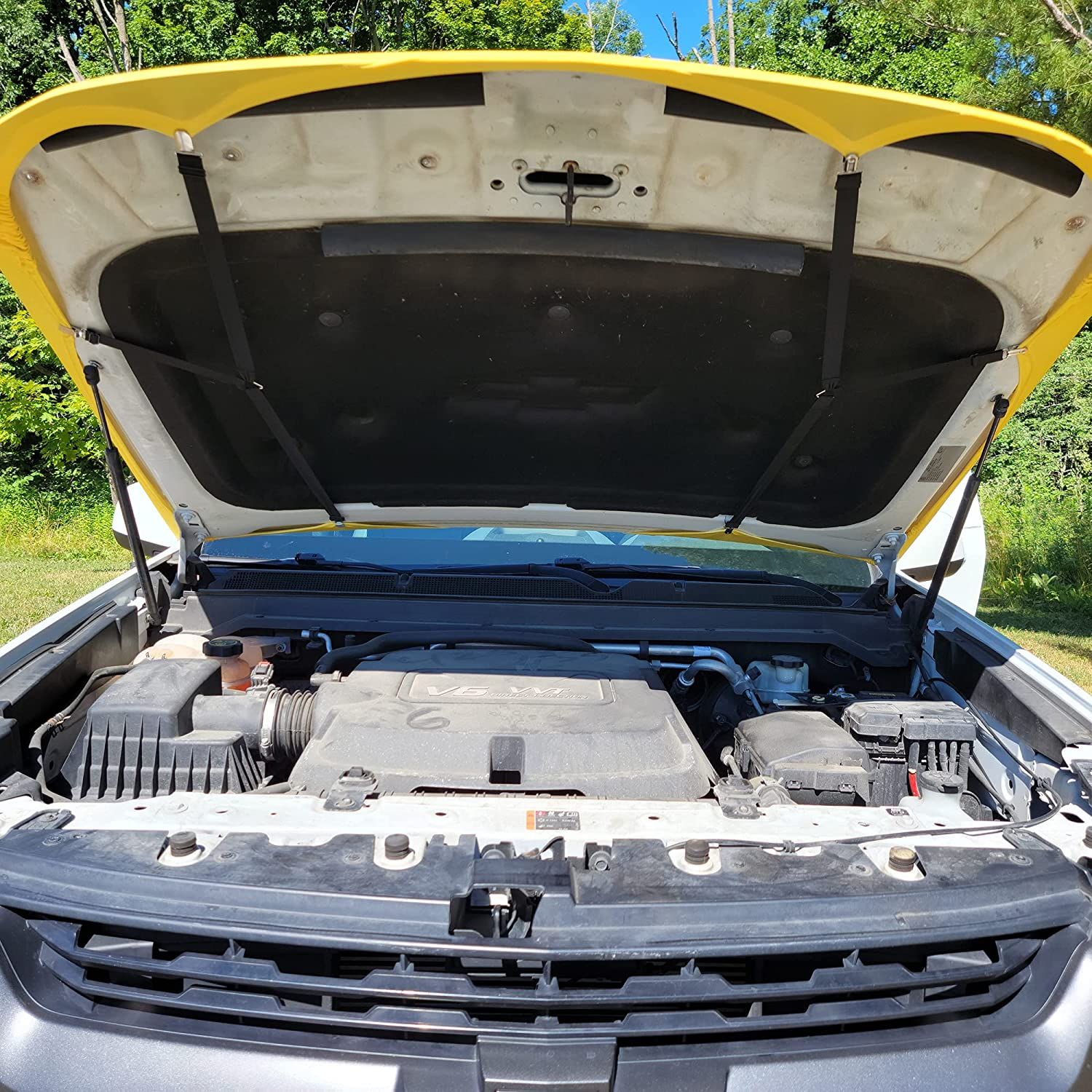 Blackout Australia Flag for Car Bonnet - 120X160Cm Patriotic B&W AU Flag for Car Hood - Premium Sublimation Print Universal Bonnet Fabric Cover + Triangle Fasteners image number 5