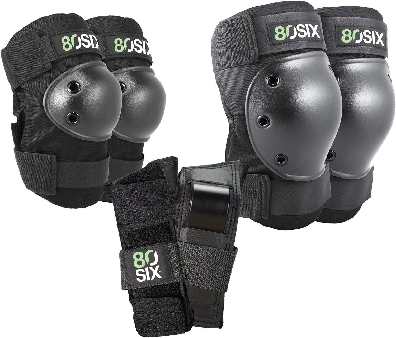 80Six Kids Multi-Sport Pad Set with Wristguards, Elbow Pads, and Knee Pads, Designed by Industry Leading Brand Triple 8 image number 6
