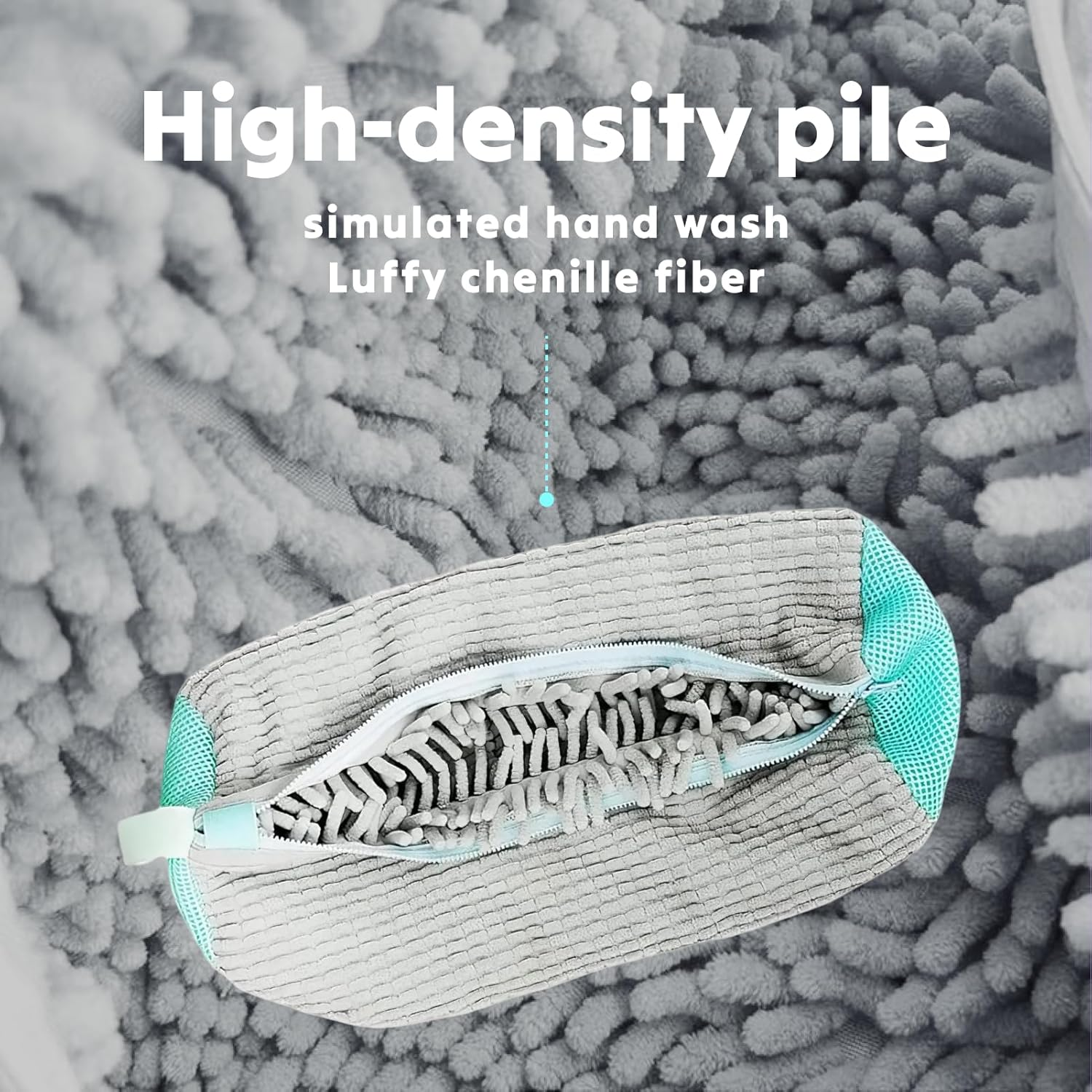 2 Pack Shoe Washing Bags, Heavy Duty Reusable Laundry Bags for Trainers/Sneakers, 39X19Cm Shoe Washing Machine Bag Protect Footwear & Appliances during Washing, Drying Cycles image number 5