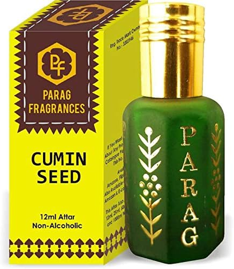 Parag Fragrances Cumin Seed Attar 1 Tola / 12Ml (Crystal Series) (Limited Time Launching Offer Pack) Natural Distiled Attar/Alcohol Free Attar/Long Lasting Attar image number 1