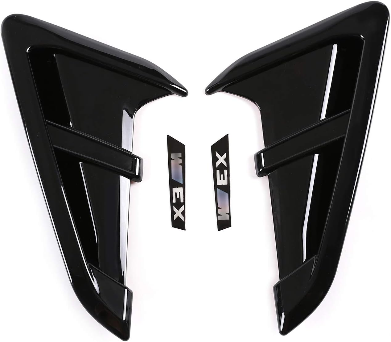 CHEYA Shark Gills Front Fender Side Air Flow Fender Vent Cover Trim ABS for BMW X3 G01 X4 G02 X3M X4M 2018-2021 (Glossy Black, X3 M) image number 3