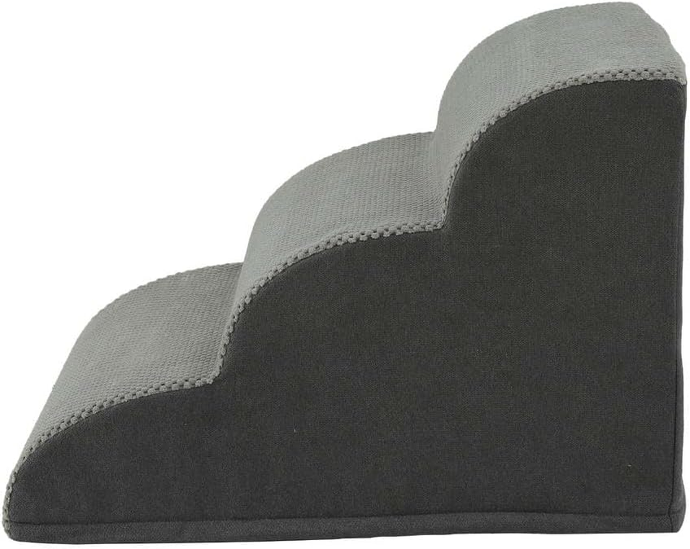 I.Pet Dog Ramp Steps for Bed Sofa Car Foam 3 Tier Pet Cat Stairs Portable Indoor image number 3