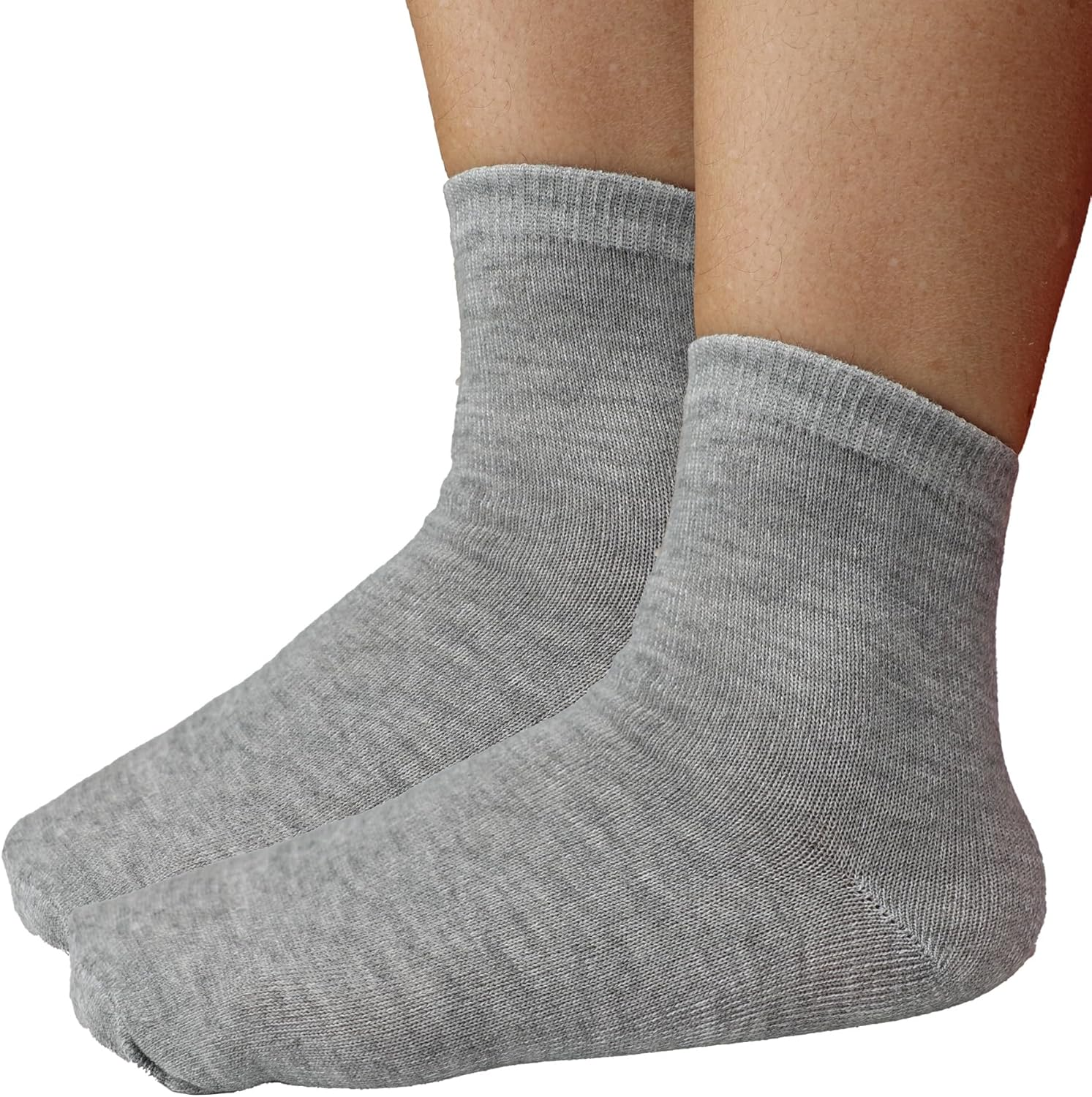Dress Cici Low Cut Socks for Men, Polyester Lightweight Ankle Socks (6 Set) image number 4