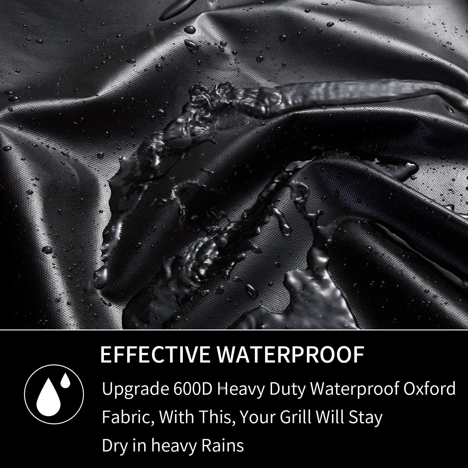 Grill Cover for Weber Charcoal Kettle, BBQ Cover for 26 Inch Grills, Heavy Duty Waterproof Grill Covers image number 4