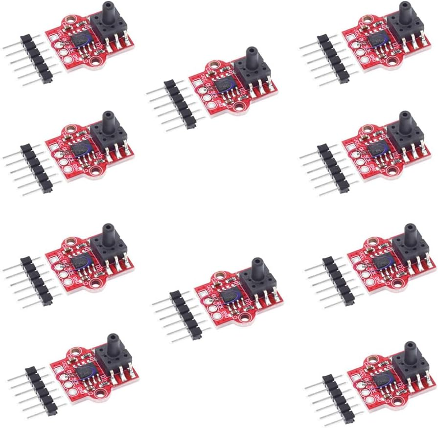 10PCS 3.3-5V Digital Barometric Pressure Sensor Module Liquid Water Level Controller Board 0-40Kpa 3.3V-5V