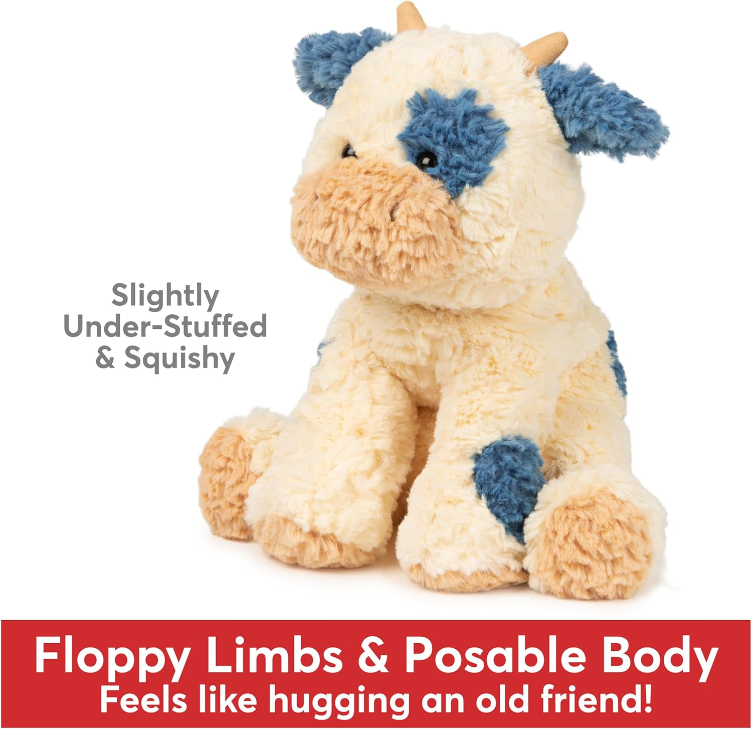 Gund Cozys Cow Plush Toy, 25 Cm image number 3