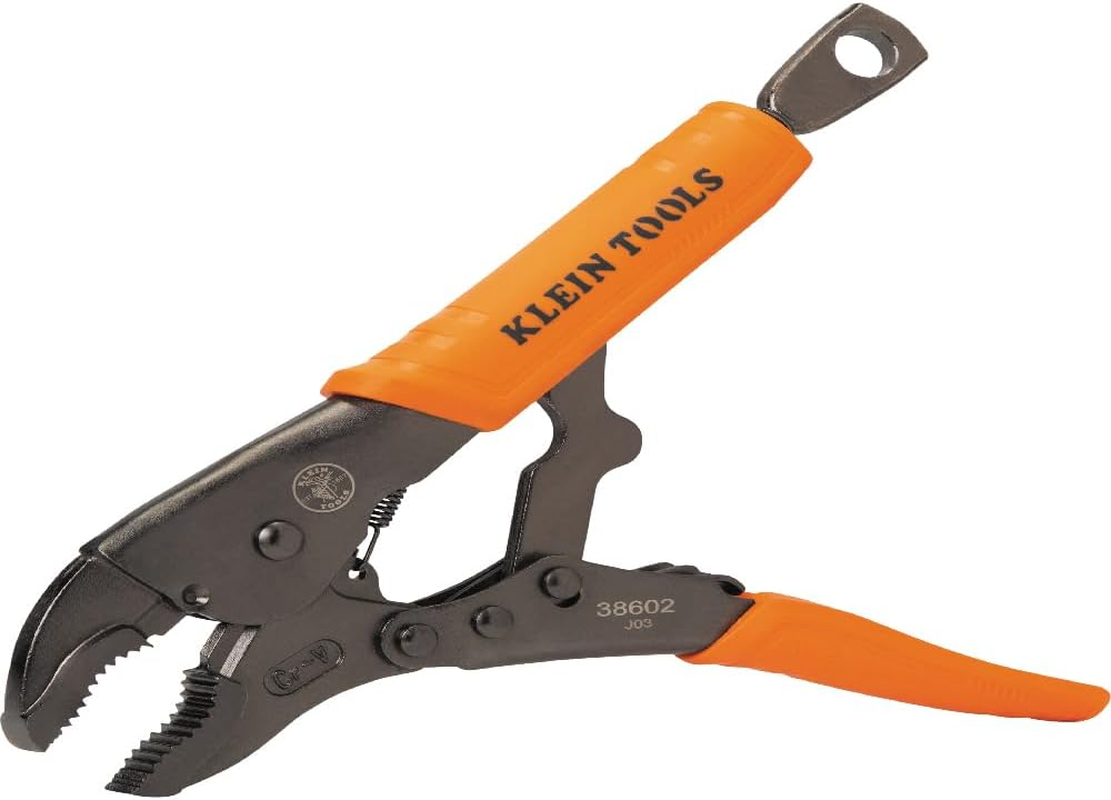 Klein Tools A-38660 Curved Jaw Locking Pliers Set 7" & 10" image number 4