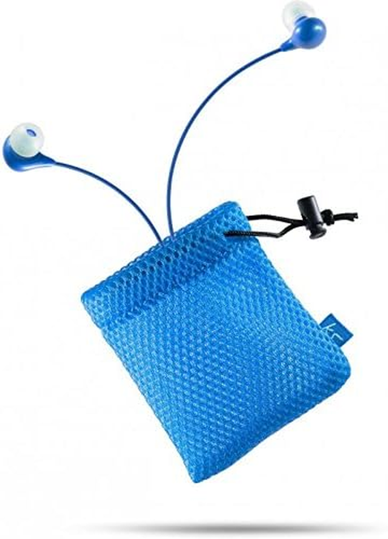 Kitsound Kit Sound Dublin Earbuds with Carrying Pouch, Blue KSDBLNBL