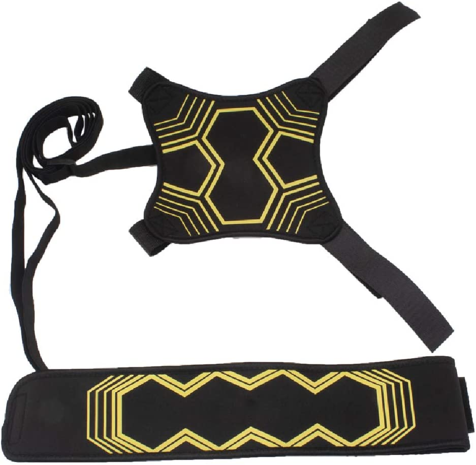 Senston Football Kick Trainer, Football Kick Throw Practice Training for Beginner with Adjustable Black Waist Belt image number 2