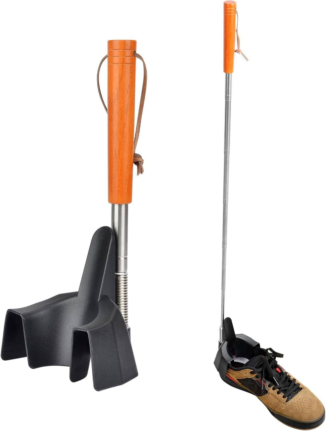 Healvlauefit 31' Shoe Horn Long Handle for Seniors, Extended Foot Shoe Funnel, Shoe Assist Device for Sneakers, Soft Shoes image number 5
