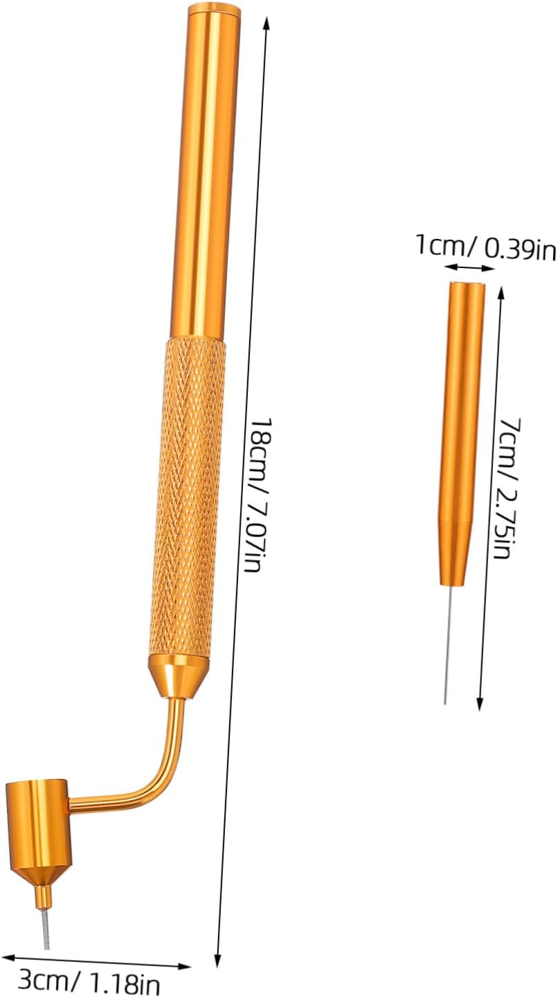 PRETYZOOM Car Paint Scratch Repair Pen Fine Line Fluid Applicator with Dropper Needle Precision Detailing Touch-Up Tool for Vehicles Enhanced Grip for Accurate Refinishing image number 3