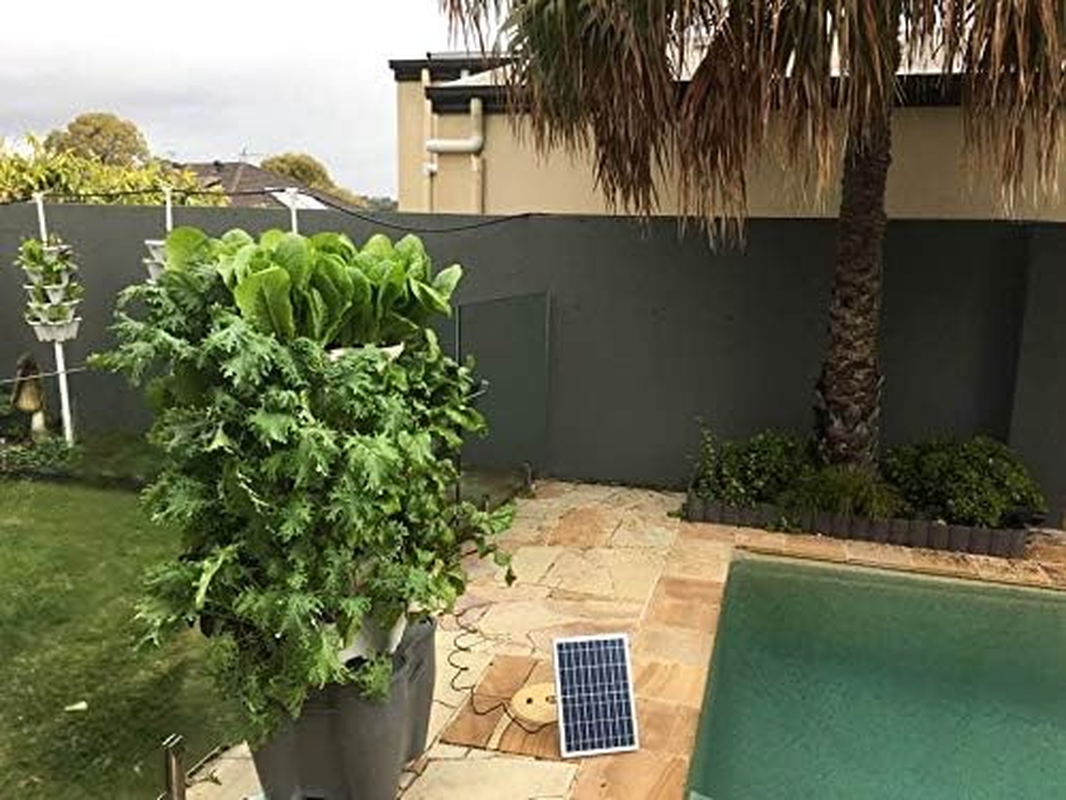 Solar - Smart Farm Hydroponic Tower Garden - Mr Stacky Australia (Black) image number 3