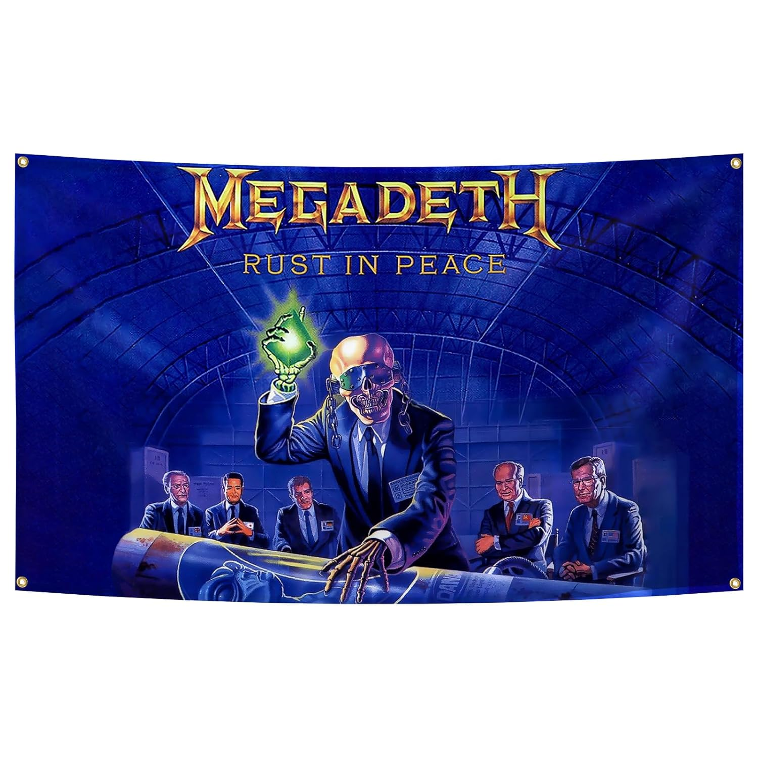 BYADKOA Megadeth Rust in Peace Poster Flag Tapestry, 3X5 Feet, Music Poster #1, Wall Art for Bedroom, Decor Gift image number 6
