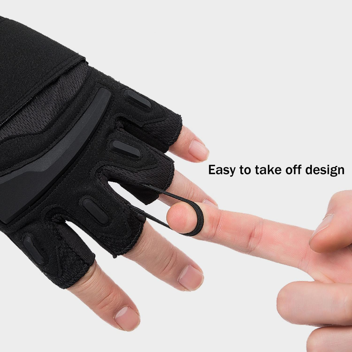 Gym Fitness Gloves with a Sports Bandage Breathable Elastic Training Workout Gloves for Men and Women Non-Slip Silicone Weightlifting Strength Pull-Ups Bodybuilding image number 6