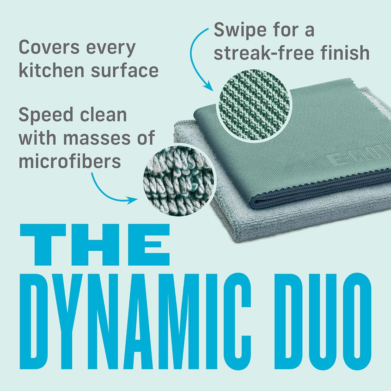 E-Cloth Kitchen Cloth Bathroom Cleaning Cloth Twin Pack image number 4