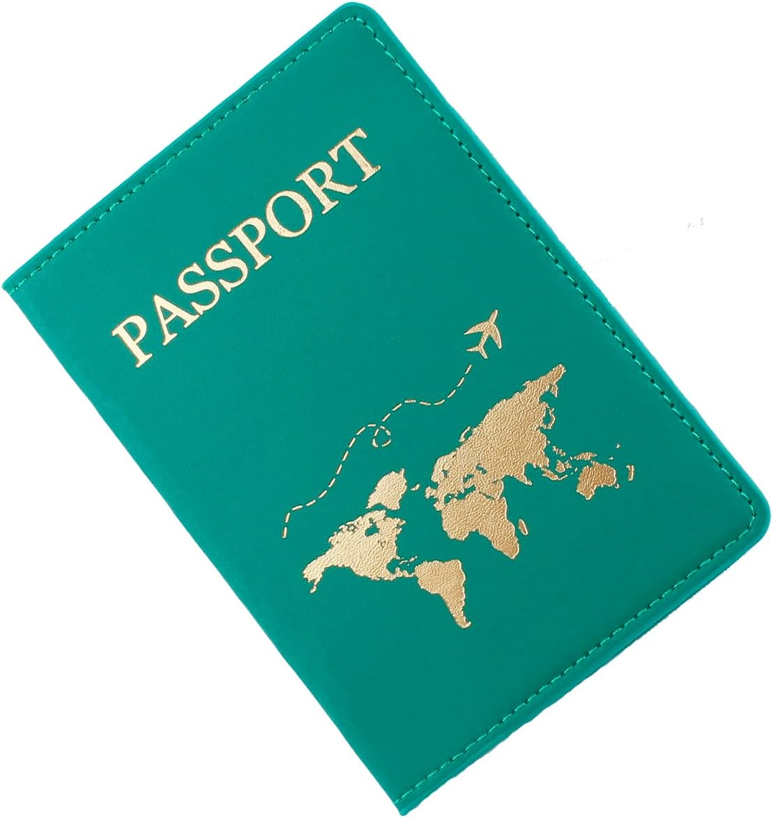 Passport Holder Cover, PU Leather Passport Cover Case Organiser with Wallet for Credit Card, Money, Business Cards, Passport, Boarding Passes for Women Men, Purple, 14X10X1Cm, Classic