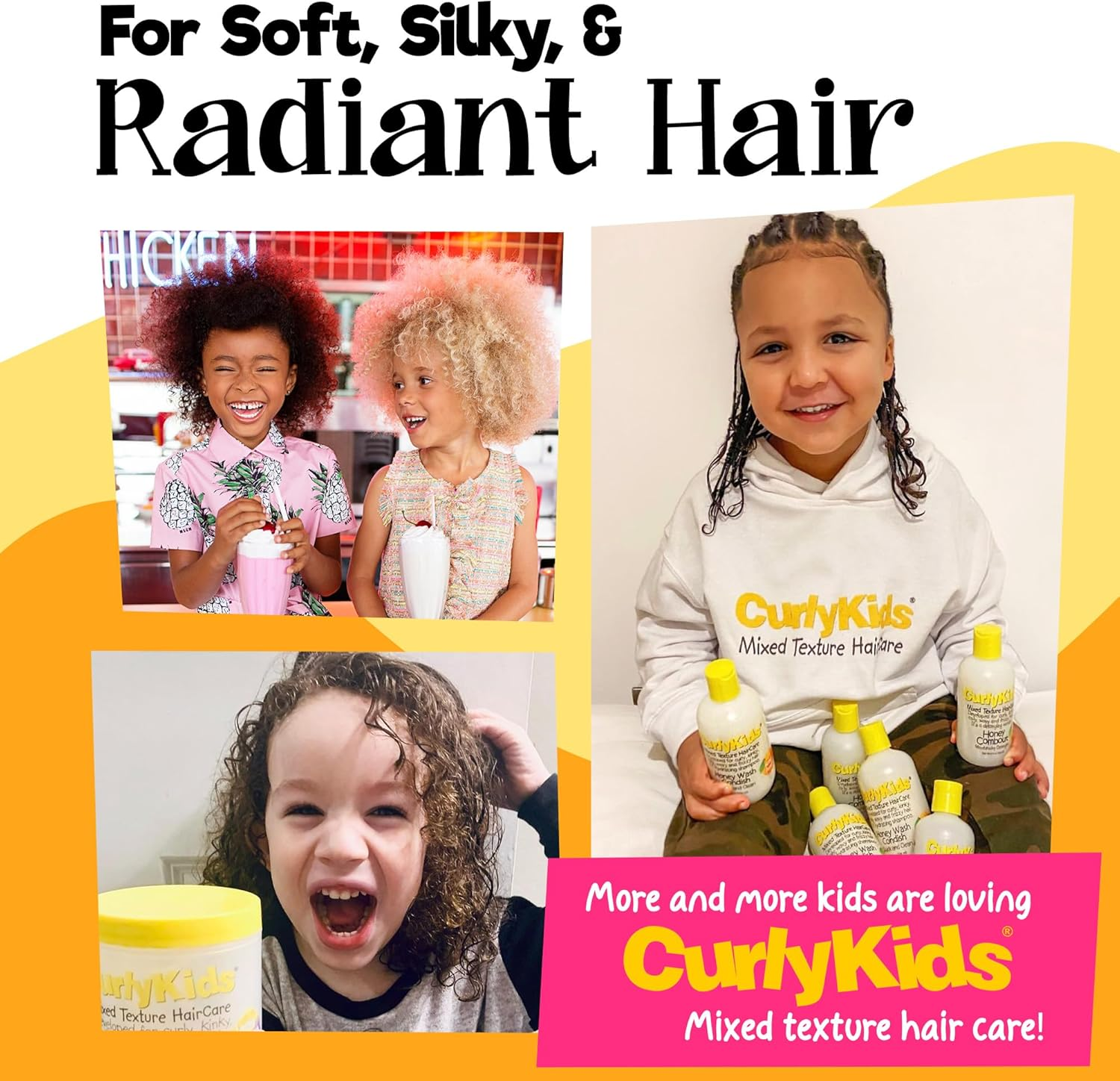 Curlykids Mixed Haircare Super Detangling Spray, 6 Ounce image number 2