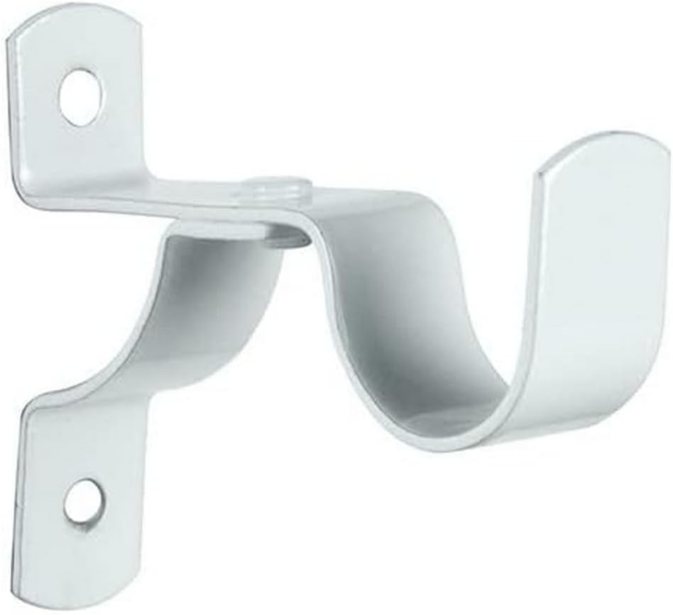 Romak 27517 Single Stayed Curtain Bracket, 14 Mm X 50 Mm X 60 Mm Size