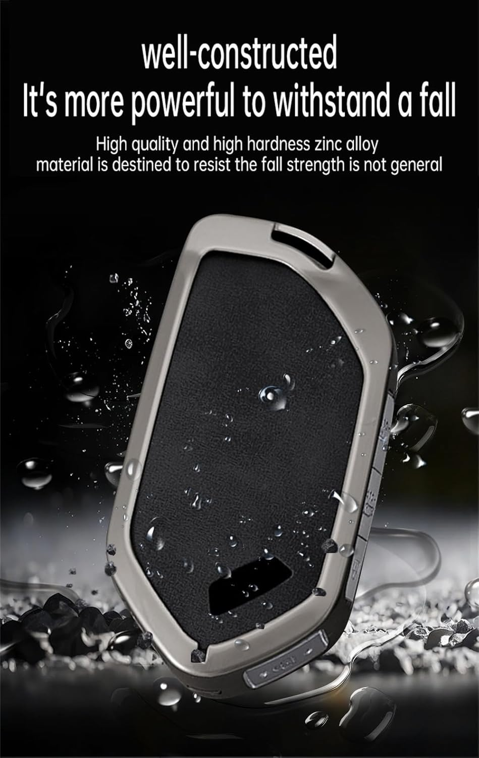 Ontto Car Key Fob Cover Case Fit for Kia Picanto Sorento MQ4 Carnival KA4 Morning K5 Carens 2024 2025 4 5 6 7 8 9 Buttons Smart Key Holder Metal Leather Shell Bag Keyring Keychain Accessories