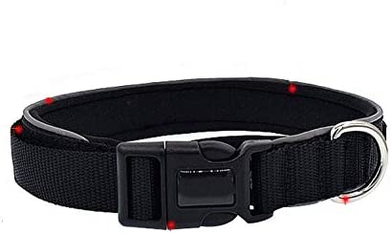 EZONEDEAL Heavy Duty Dog Collars for Medium Dogs - Nylon Puppy Collar, Medium Dog Collar, Pet Collar Suitable for Most of Male Female Dogs - Adjustable Breathable (Medium, Orange)