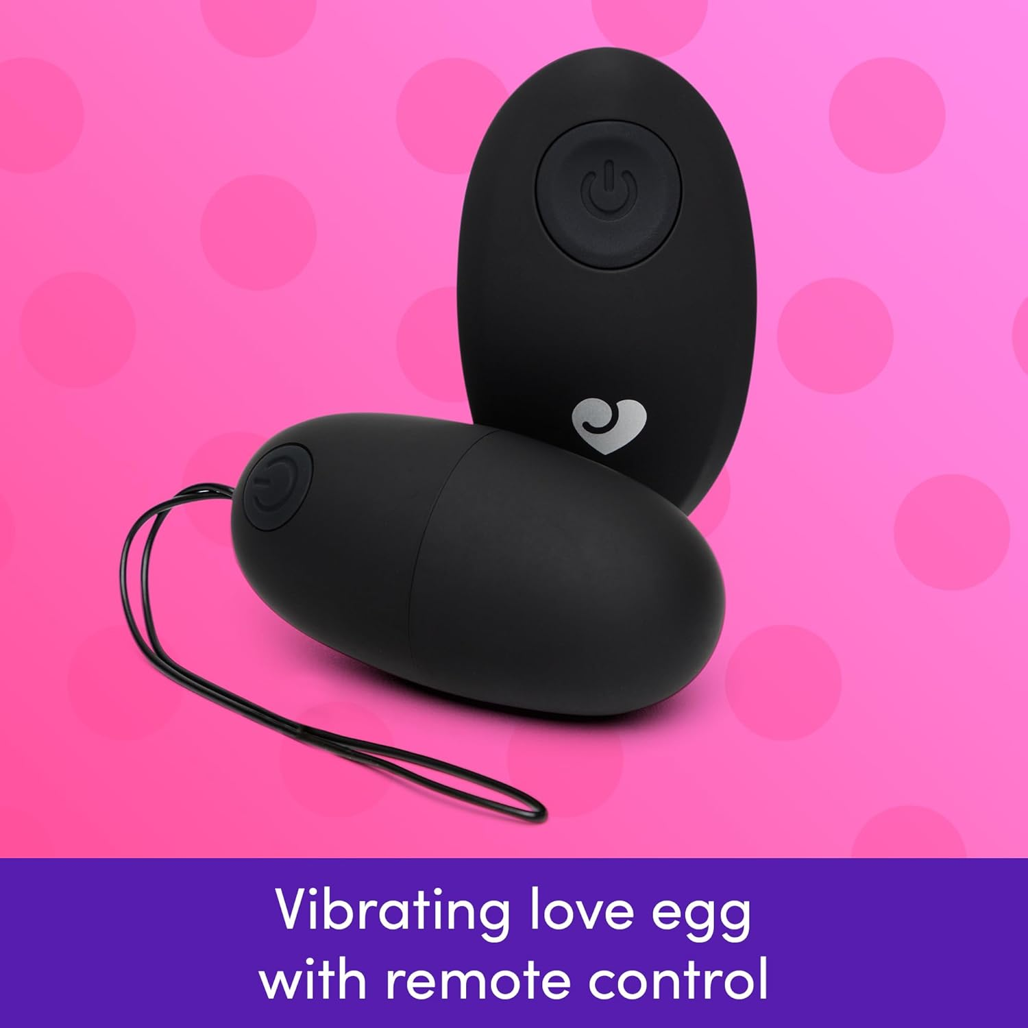 Lovehoney Secret Agent Remote Control Vibrator for G-Spot - Vibrating Love Egg Sex Toy for Women and Couples - 10 Vibration Modes - Rechargeable Wearable Adult Sex Toy for Couples - Black image number 6