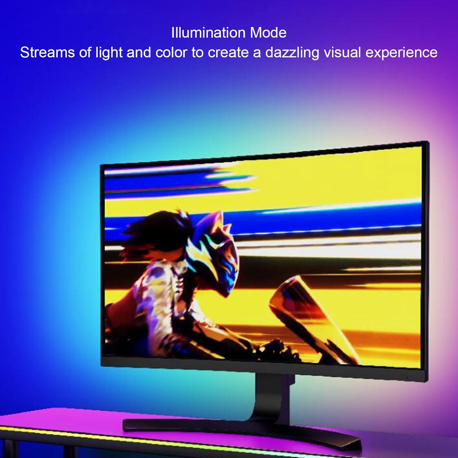 LED Gaming Keyboard Pad RGB Illuminated Mousepad with Multiple Lighting Modes for SKYDIMO System 360X308X4.8Mm image number 3