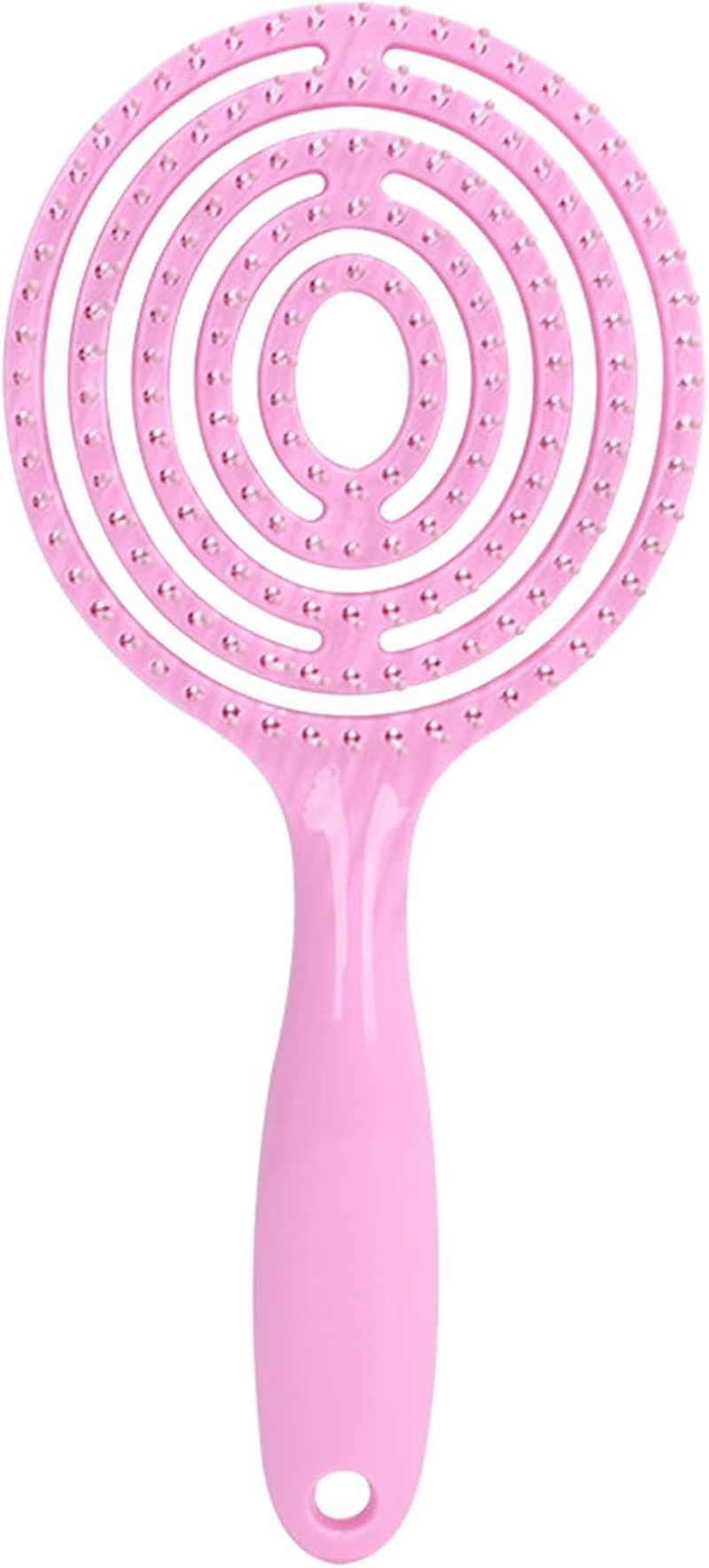 Cileznw Hair Detangling Brush - round Paddle Vented Detangling Brush | Faster Blow Styling Hair Brush, Wet and Dry Air Massage Comb for Thick and Curly Hair image number 3