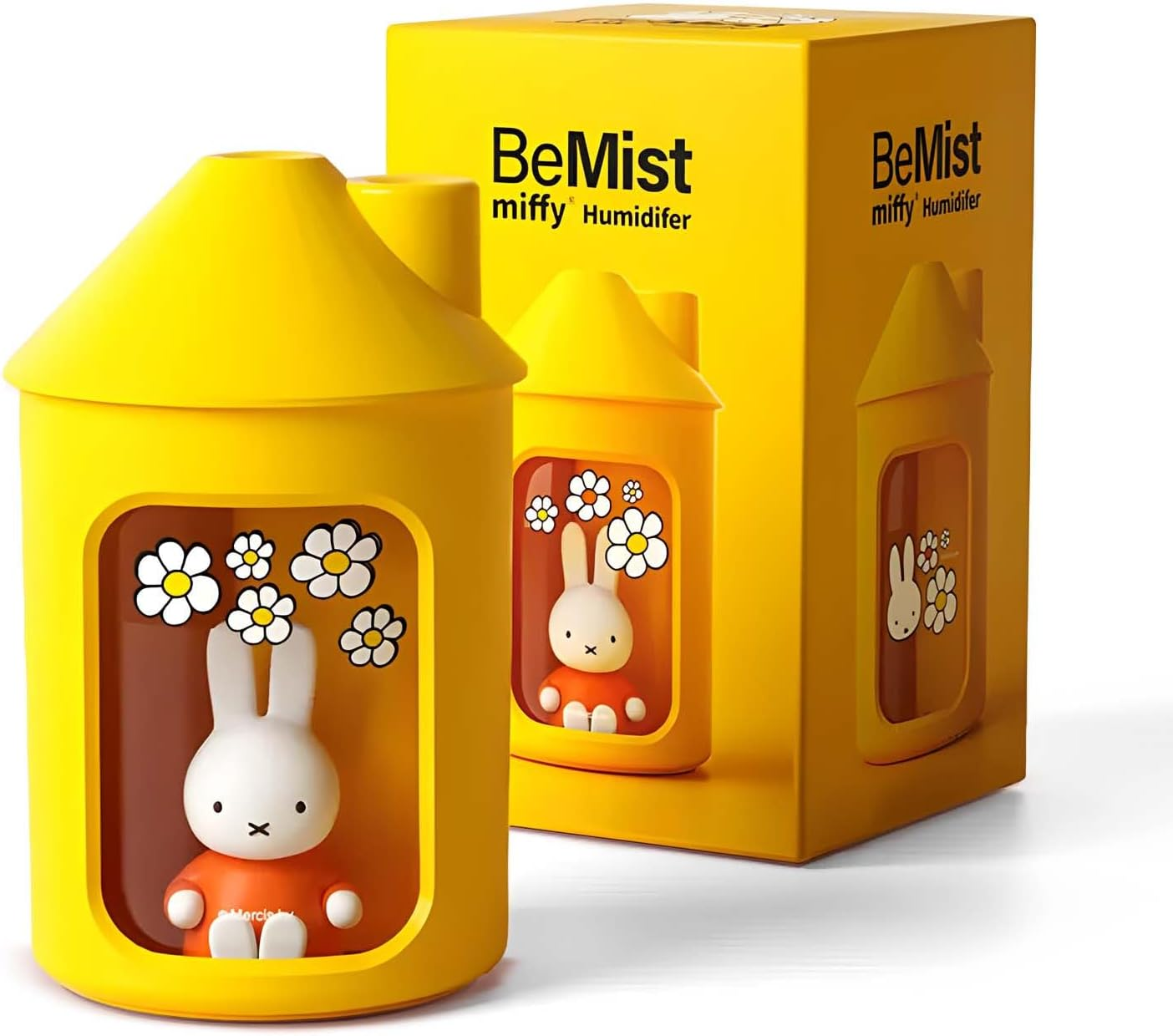 Mipow X Miffy BTA700M Cool Mist Humidifier for Bedroom,Ultrasonic Quiet Humidifier with Night Light,450 ML Double Spray for Nursery,Office Indoor Plants (Blue),Christmas Gifts for Girls