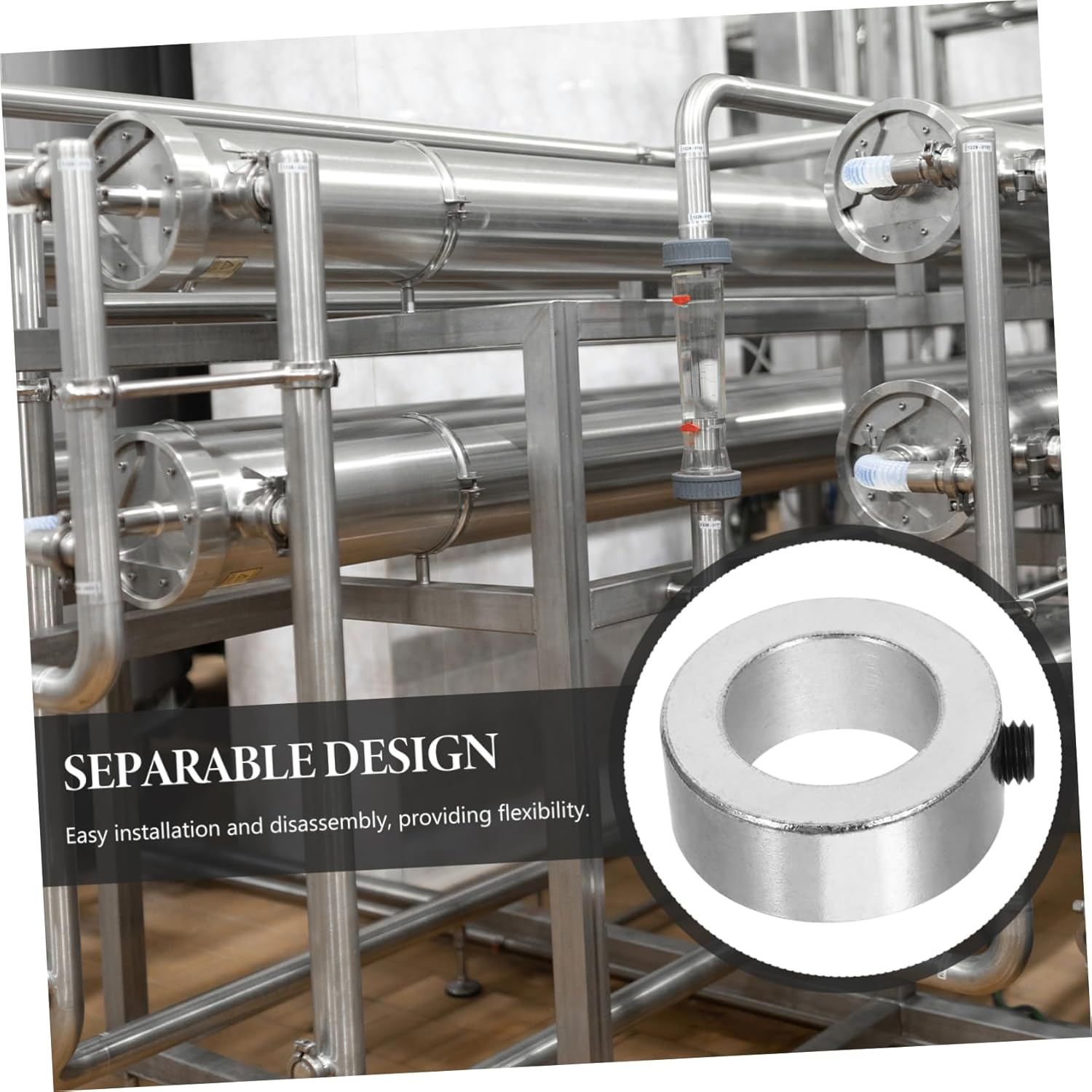 Axle Shaft Collar Heavy-Duty Carbon Steel Split Collar for Automotive and Machine Tools Easy Installation Support for Shaft Applications Gdtg image number 4