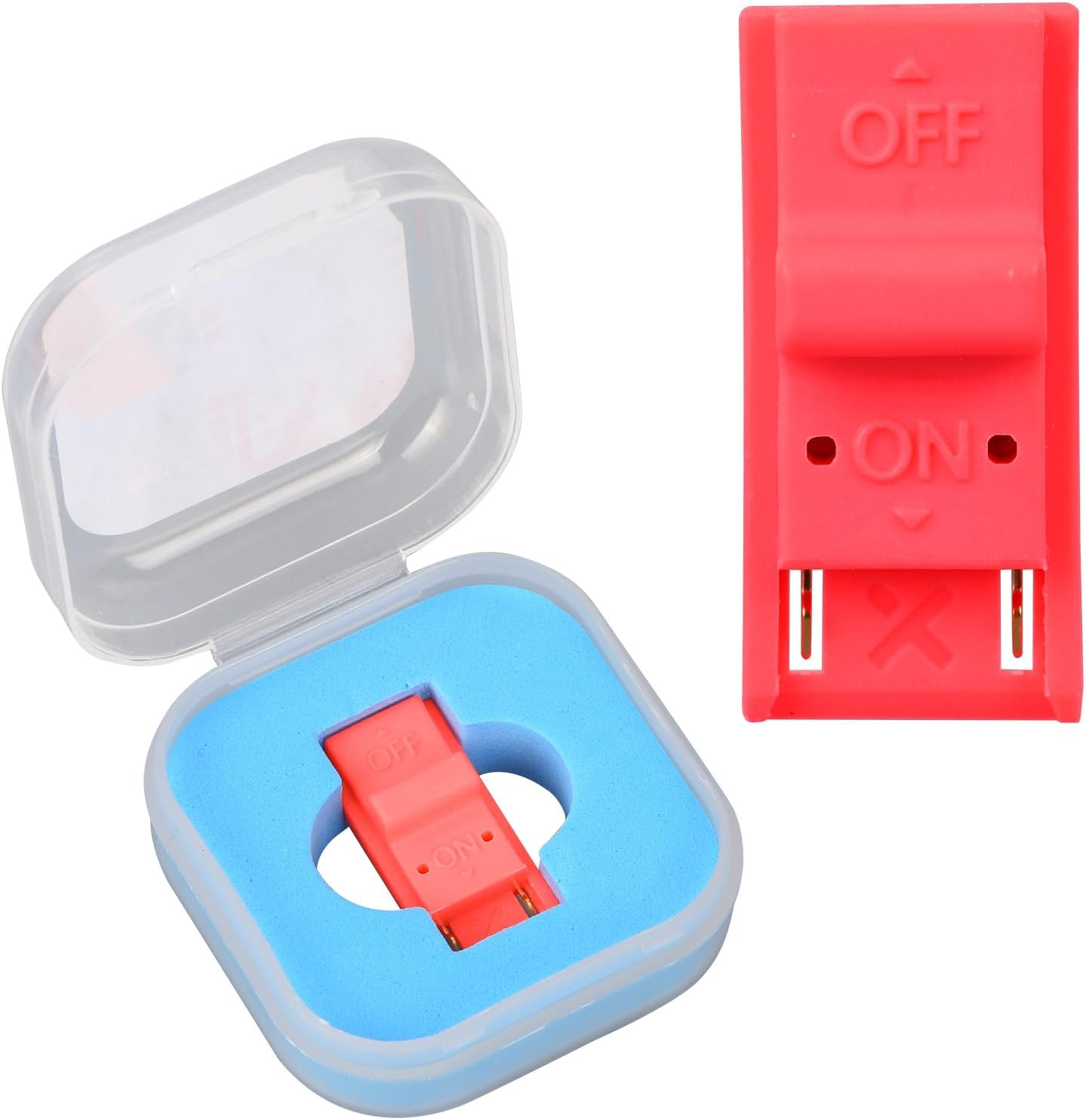 RCM Tool Clip, Plastic RCM Jig Clip Compatible with Switch Console Short Circuit Tool Switch Recovery Mode Accessories (Red) image number 6