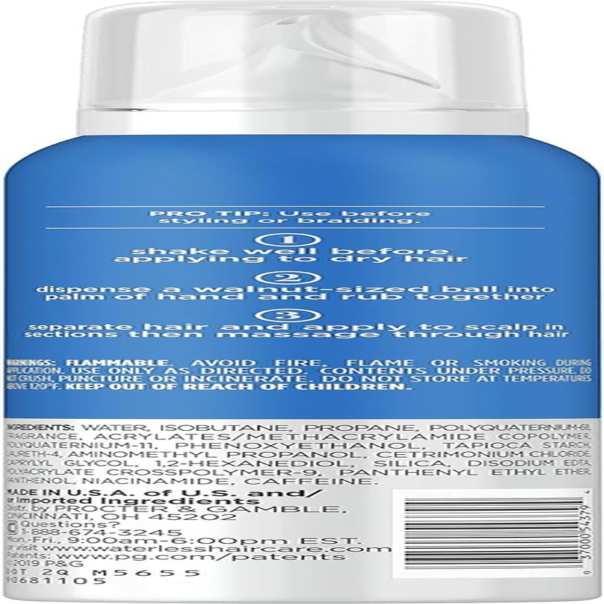 Waterless Foam Dry Shampoo for Thick or Curly Hair 150 G image number 5