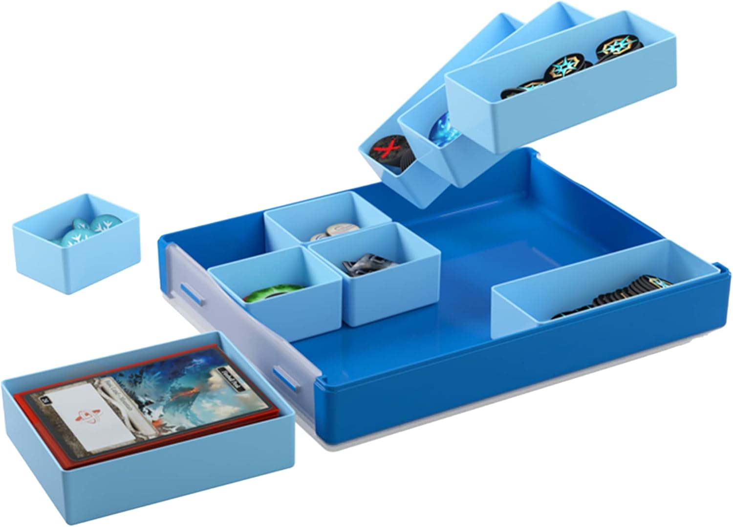 Gamegenic Token Silo Convertible Blue Box image number 1