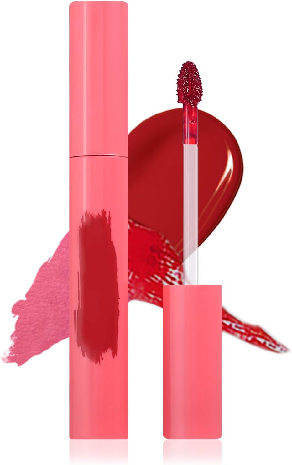 Peel off Lip Liner Stain, Peel off Tattoo Lip Tint, Peel off Lip Stain with Matte Finish, Waterproof, Long Lasting, Transfer Proof Red Lip Tint, Highly Pigmented Color, Non-Stick Cup Lip Stain