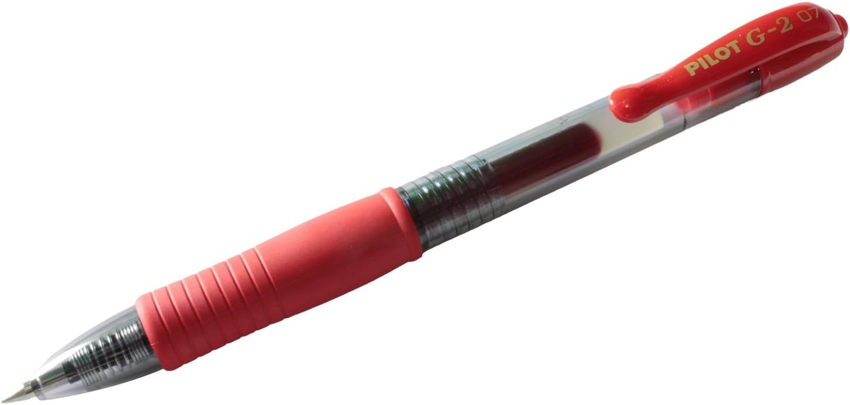 Pilot G-2 Retractable Fine Gel Pen, Nib Size 0.7 Mm, Red image number 4