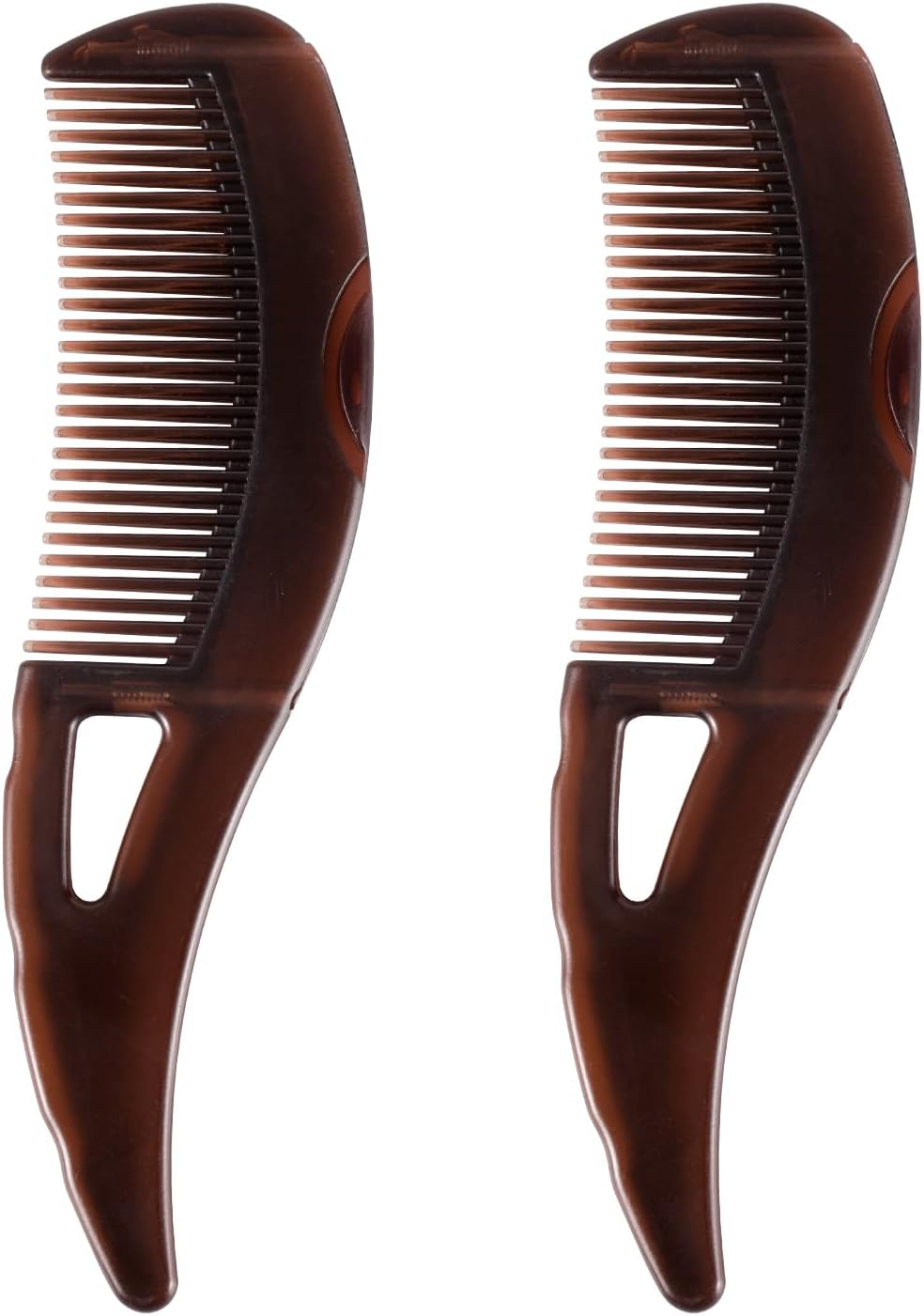 2Pcs Dandruff Comb, 8.11X1.97In Hollow Tooth Hair Comb Comfortable Dandruff Brush Scalp Sweep Detoxing Comb for Woman&Man image number 6