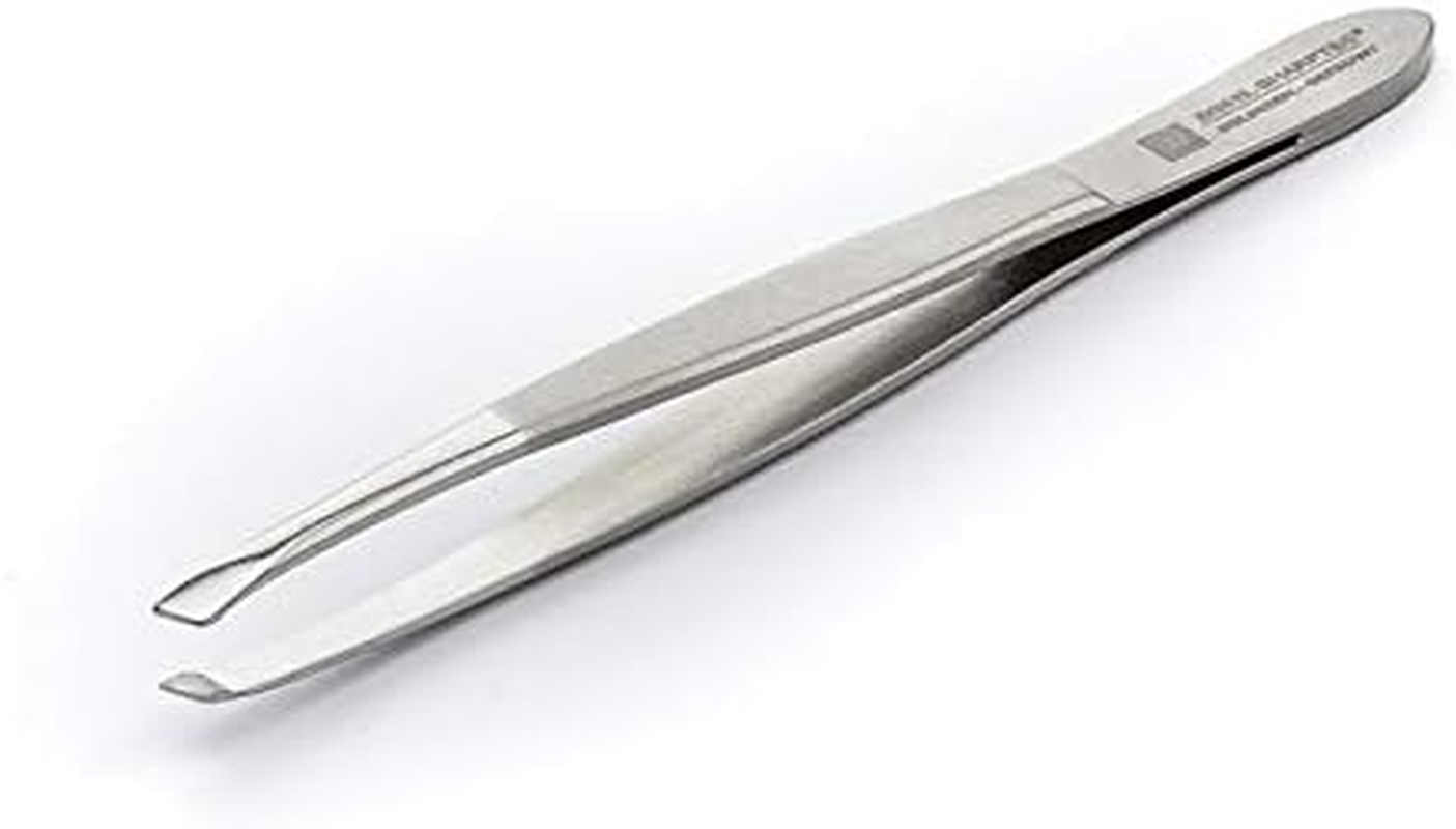 ZOHL SOLINGEN Manicure Scissors Set with Sapphire Nail File & Professional Eyebrow Tweezers in Black Leather Case (MAG-M74) image number 3