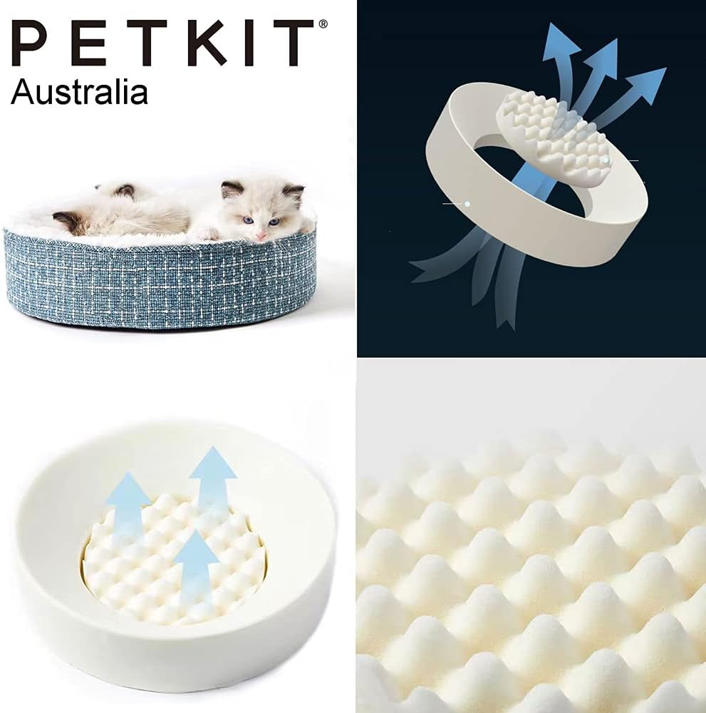 Petkit Deep Sleep Cat Bed, Pink image number 1