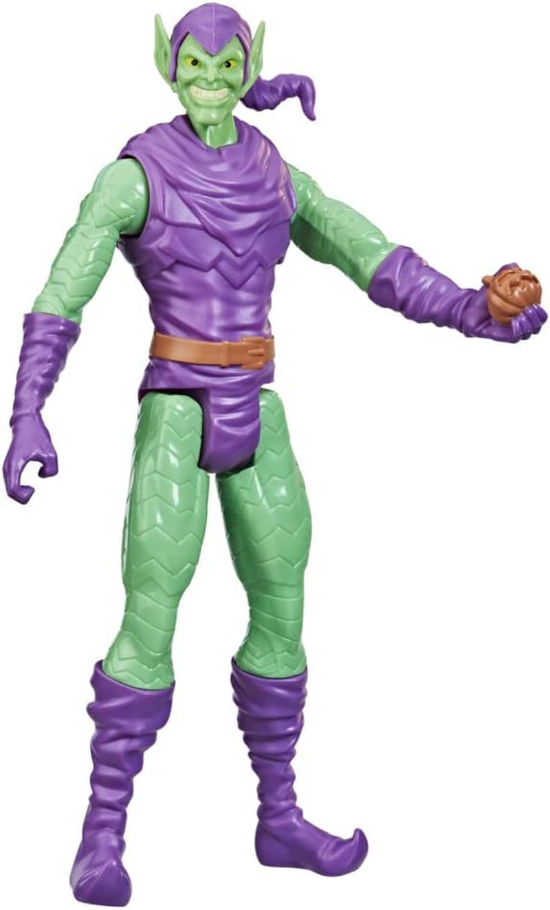 Spider-Man Marvel Titan Hero Series Green Goblin Toy 12-Inch-Scale Collectible Action Figure, Toys for Kids Ages 4 and Up