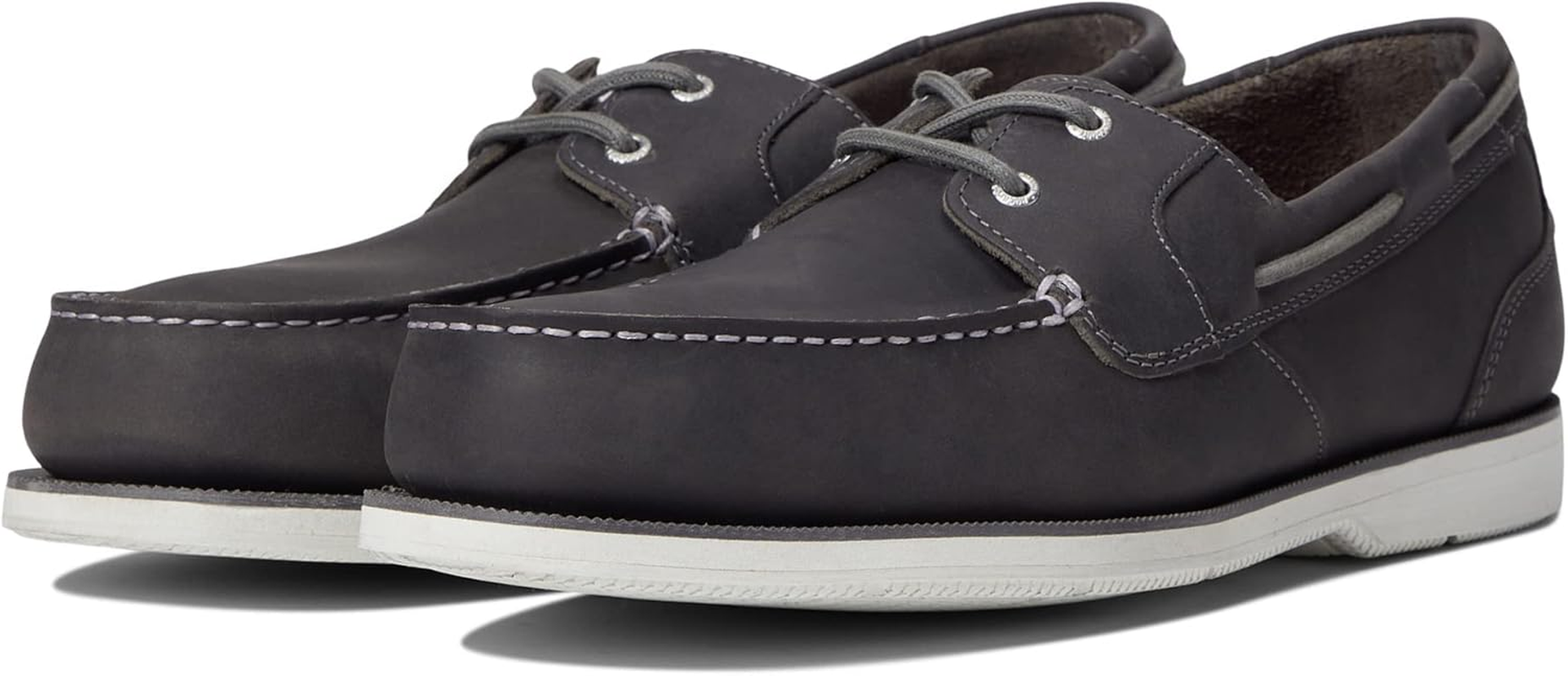 Rockport Perth Bay Boat Shoe Steel Grey 7.5 M (D)