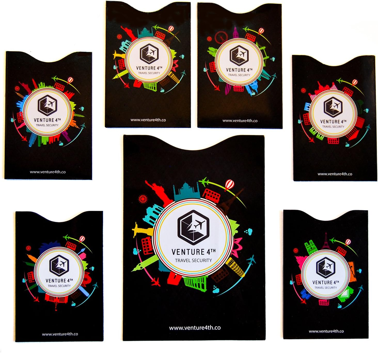 Venture 4TH RFID Money Belt for Travel: the Trusted Hidden Waist Stash for Men and Women (Black + RFID Sleeves) - Beige image number 6